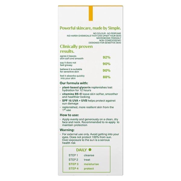 Simple Kind to Skin Protecting Light Moisturiser SPF15 125ml