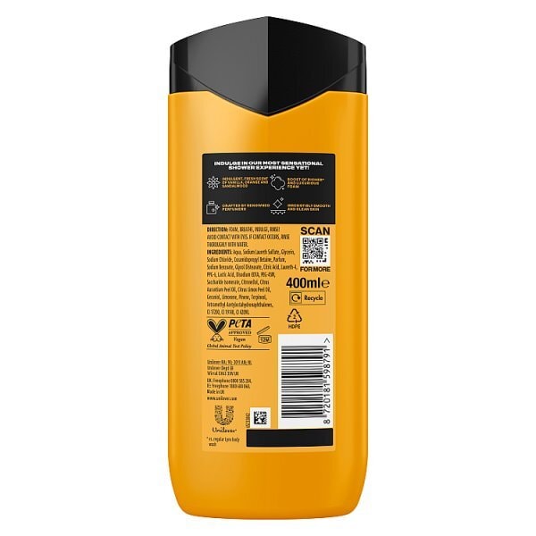 Lynx Fine Fragrance Collection Black Vanilla Premium Body Wash 400 ml