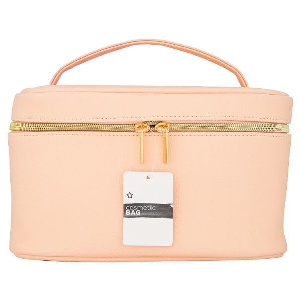 Superdrug Peach Vanity Cosmetic Bag