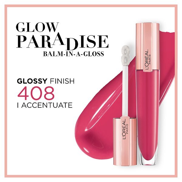 L'Oréal Paris Glow Paradise Balm-In-Gloss 408 Accentuate