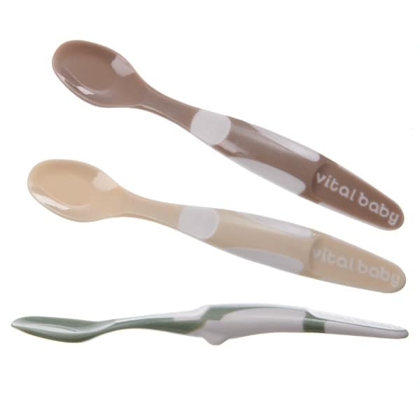 Vital Baby Nourish Start Weaning Spoons 3Pk
