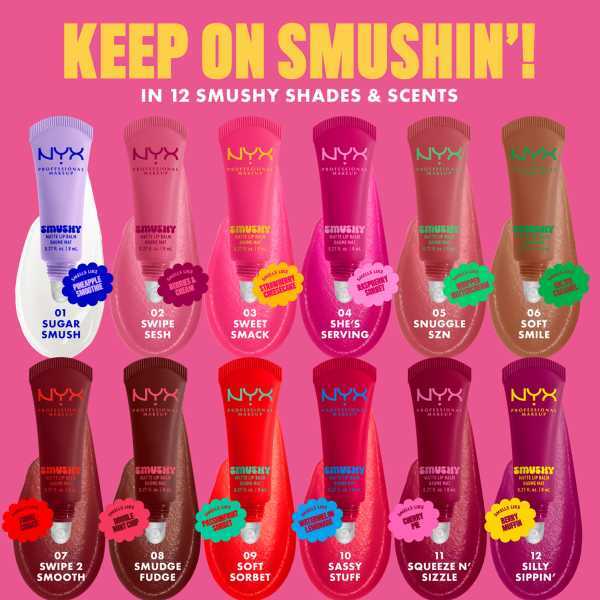 NYX Professional Makeup Smushy Matte Lip Balm Sweet Smack