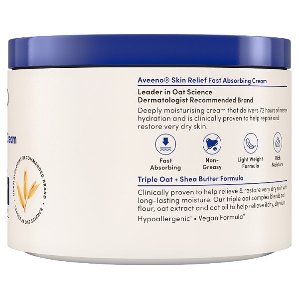 AVEENO Skin Relief light-weight Cream Jar 400ml