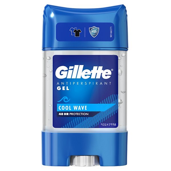 Gillette Antiperspirant Deodorant Clear Gel Cool Wave 70ml