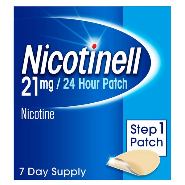 Nicotinell Step 1 Patch 21mg 7 Day Supply