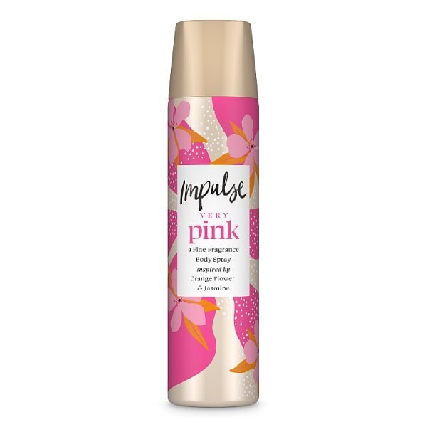 DNR Impulse Body Spray Deodorant Very Pink 75ml