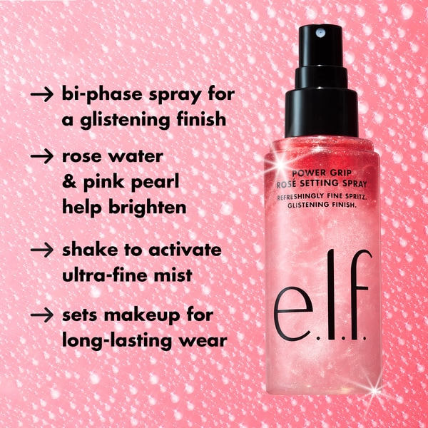 e.l.f. Power Grip Rose Setting Spray