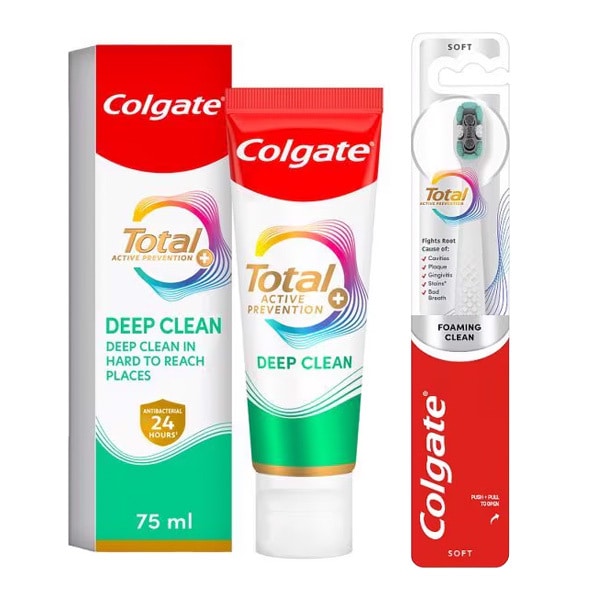 Colgate Active Prevention Toothpaste & Toothbrush bundle