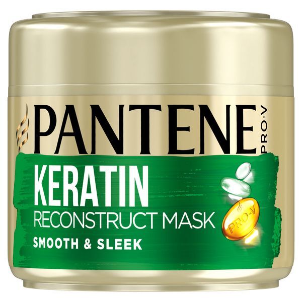 Pantene Smooth & Sleek Hair Mask, Dull And Frizzy Hair 300ml