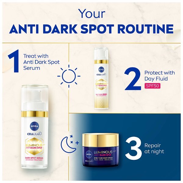 NIVEA Cellular Luminous 630 Anti Dark-Spot Day Fluid SPF50 40ml