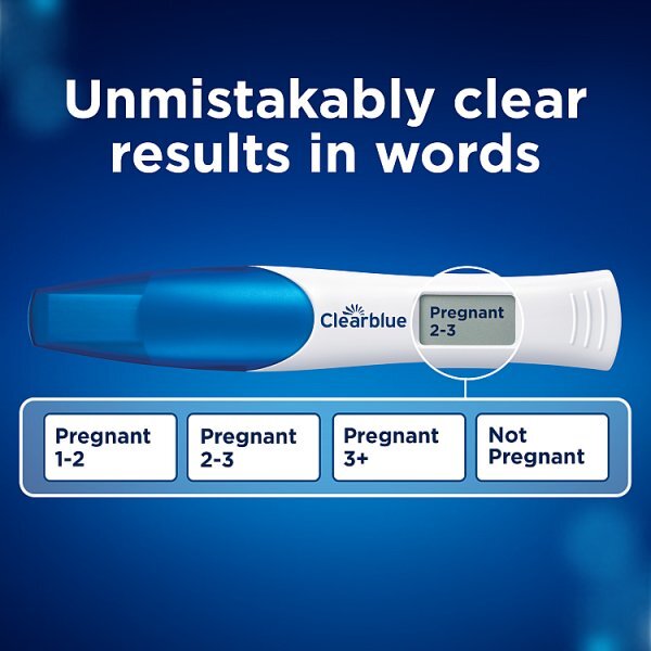 Clearblue Double Check & Date Combo Pregnancy Tests -2 Tests