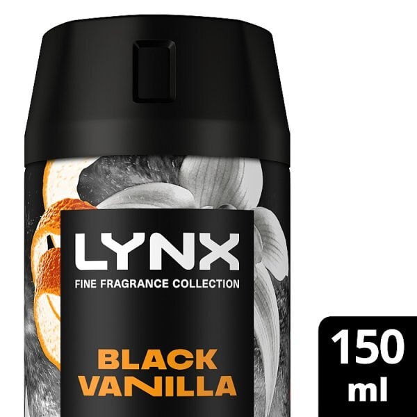 Lynx Fine Fragrance Collection Black Vanilla Premium Body Spray 150 ml