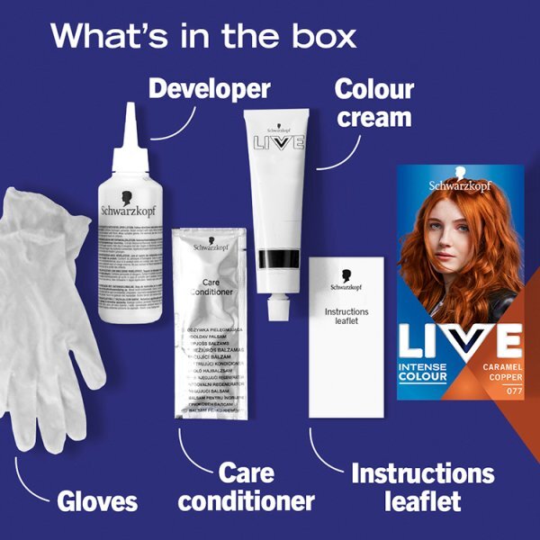 Live Colour  Caramel Copper 077