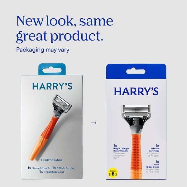 Harry's Truman Razor + Blade - Bright Orange