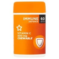 Superdrug Chewy Vitamin C 500mg Tablets x 60