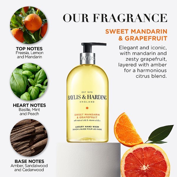 Baylis & Harding Sweet Mandarin & Grapefruit Handwash 500ml