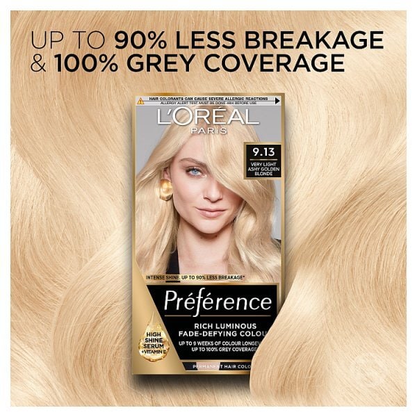 DNR Preference Infinia 9.13 Bergen Light Beige Blonde Hair Dye