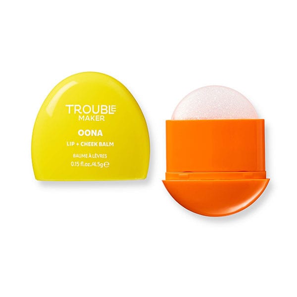 Trouble Maker Oona Pebble Lip and Cheek Balm Gold Shimmer