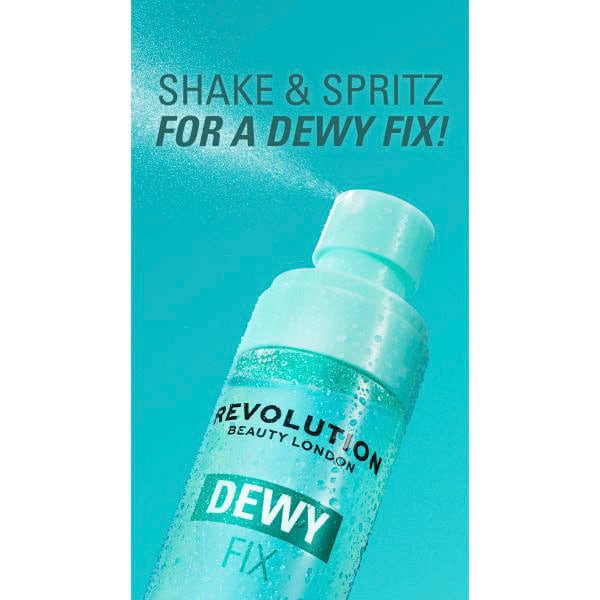Revolution Dewy Fix Pdrn + Ha Hydrating Capsule Setting Spray 100Ml