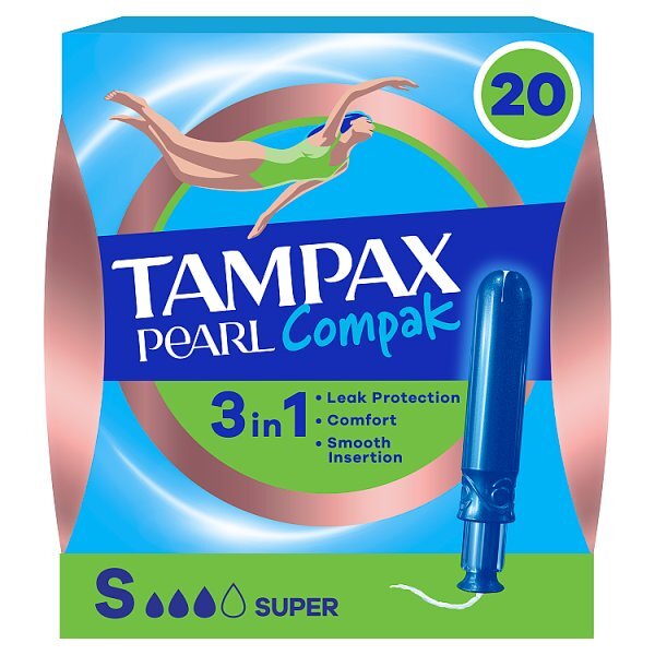 Tampax Compak Pearl Super (20 Ct)