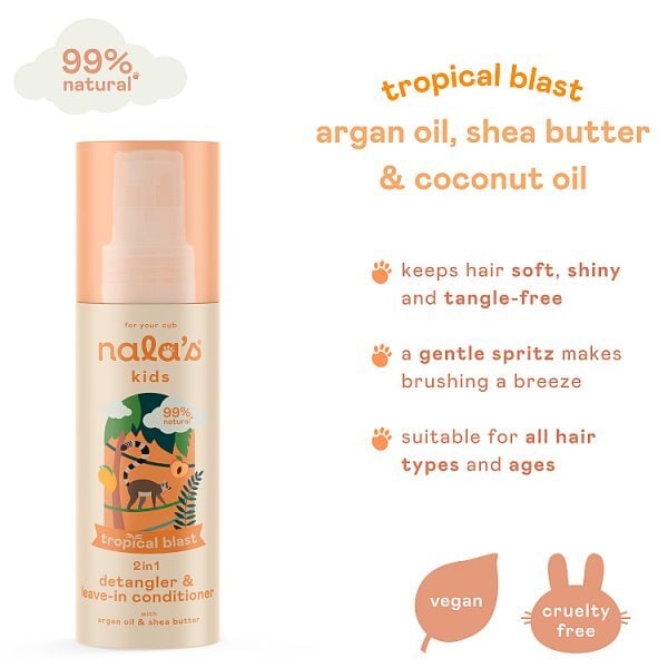 Nala's Kids Detangle Spray Tropical Blast 150Ml