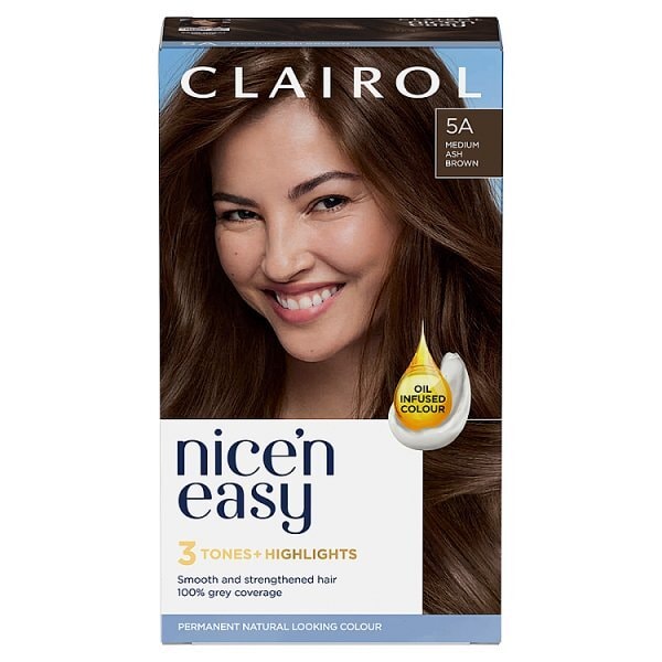 Clairol Nice'n Easy Hair Dye 5A Medium Ash Brown