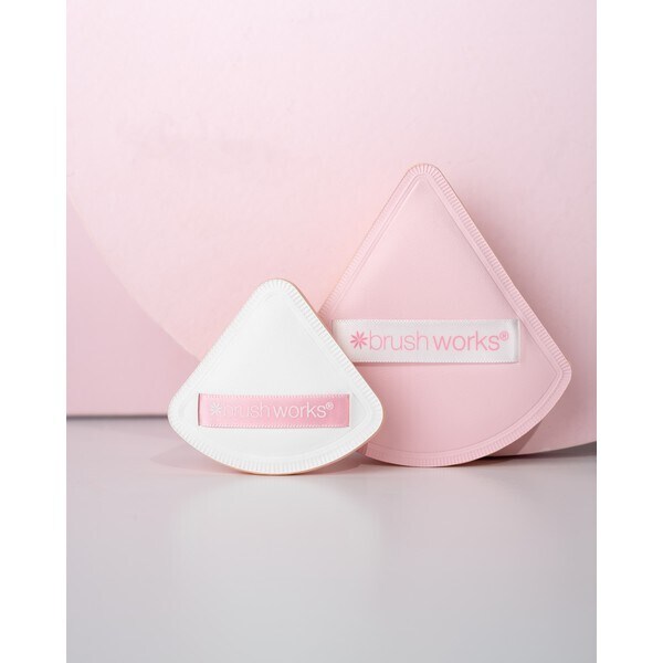 Brushworks Triangular Pillow Puff Duo