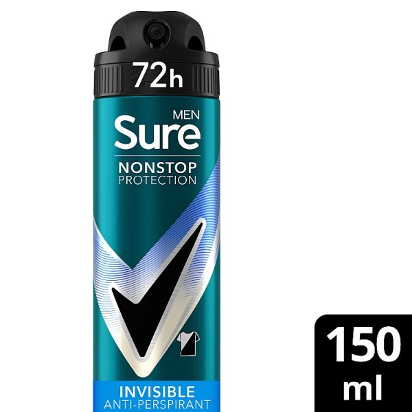 Sure Men Nonstop Invisible Ice Fresh Anti-Perspirant Aerosol 150 ml