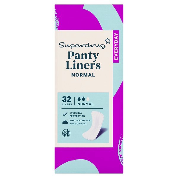 Superdrug Normal Pantyliner x32