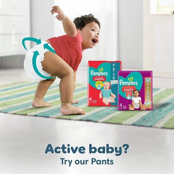 Pampers Baby-Dry Size 4 Nappies Carry Pack x25