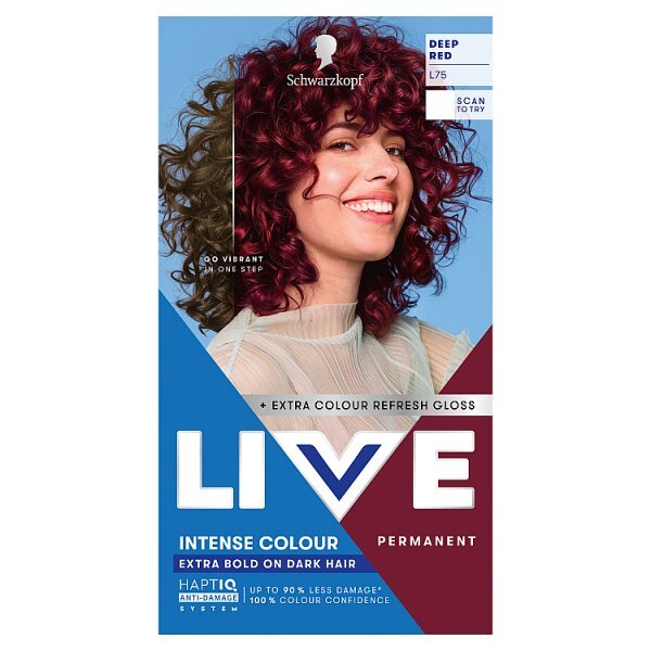Schwarzkopf LIVE L75 Deep Red Permanent Hair Dye