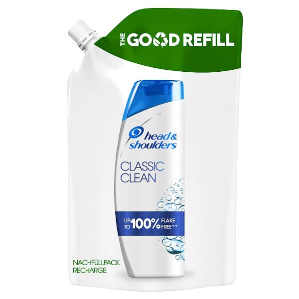 Head & Shoulders Anti Dandruff Shampoo Refill Pouch, 480ml