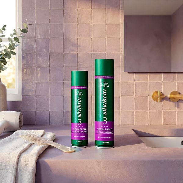 Wella Silvikrin Flexible Hold Hairspray, 400 ml