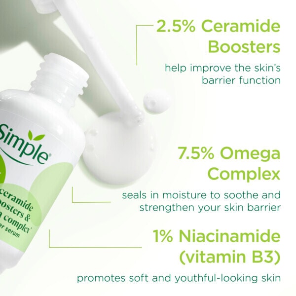 Simple 10% Ceramide Boosters & Omega Complex Serum