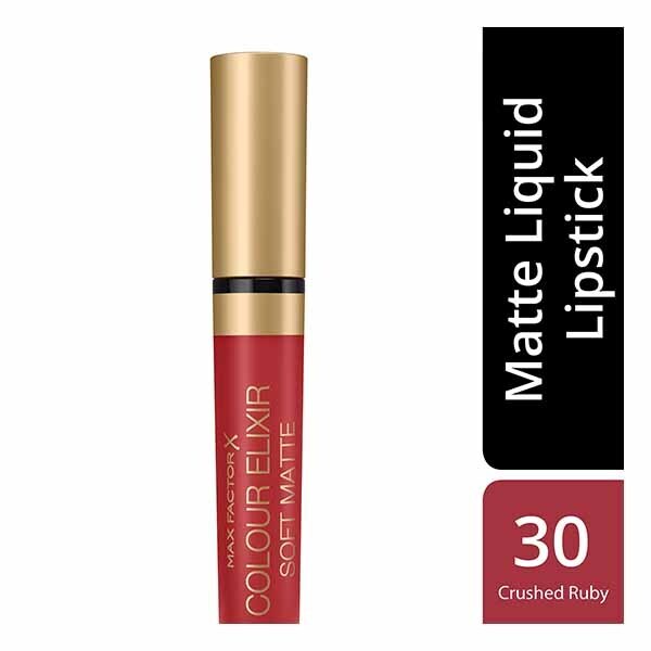 Max Factor Elixir Soft Matte Lipstick Crushed Ruby 30