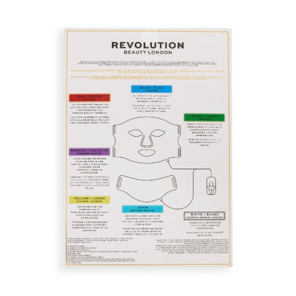 Revolution Pro Miracle Silicone Face And Neck Mask-White
