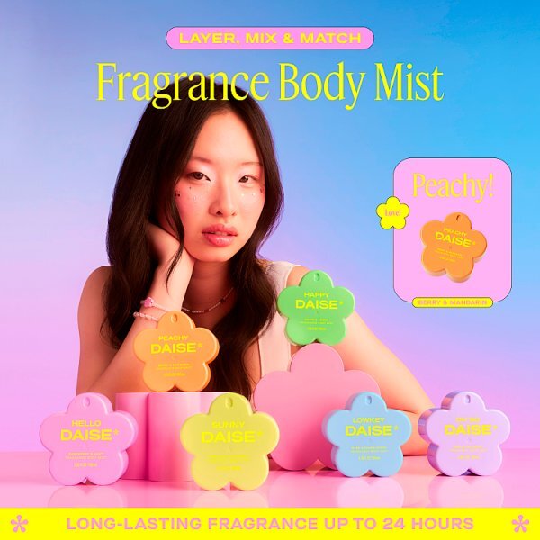 Daise Fragrance Body Mist Berry & Mandarin 100 Ml