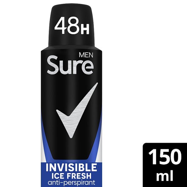 Sure Men Invisible Ice Fresh Anti-Perspirant Aerosol 150 ml