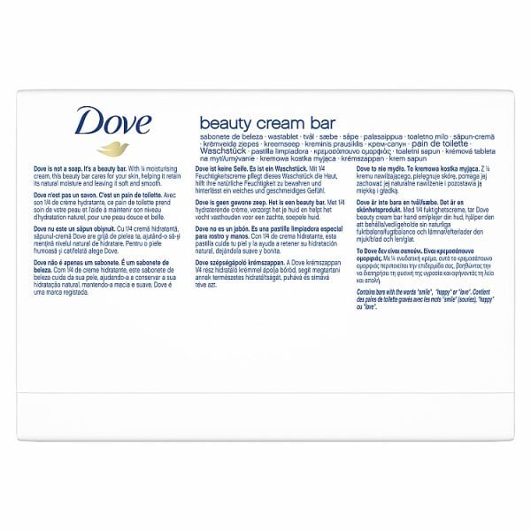 Dove Moisturising Soap Beauty Cream Bar x2 100g