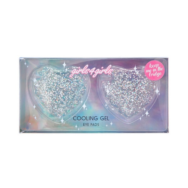 Girls4Girls Kids Cooling Gel Eye Pads - Hearts