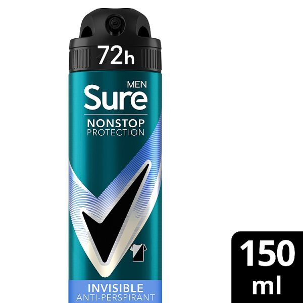 Sure Men Nonstop Invisible Ice Fresh Anti-Perspirant Aerosol 150 ml
