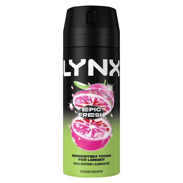 Lynx Epic Fresh Aerosol Body Spray 150 ml