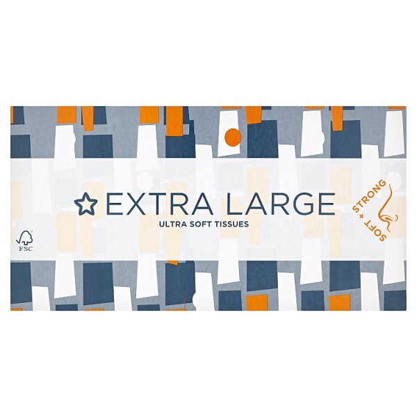 Superdrug Mansize Tissues 3 Ply 55 Sheets