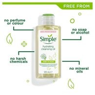 Simple Kind to Skin Hydrating Vegan Facial Cleanser 125ml