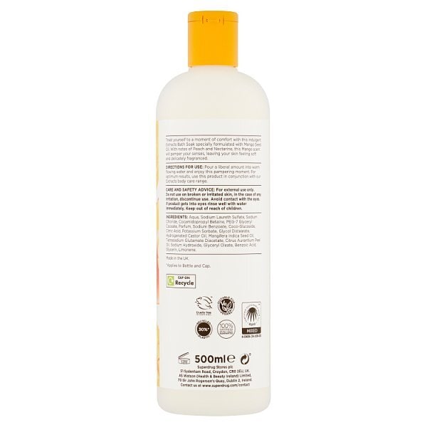 Superdrug Extracts Mango Bath Soak 500ml