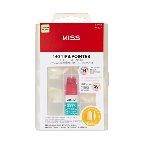 KISS 140 COUNT NAILS EARTHLY