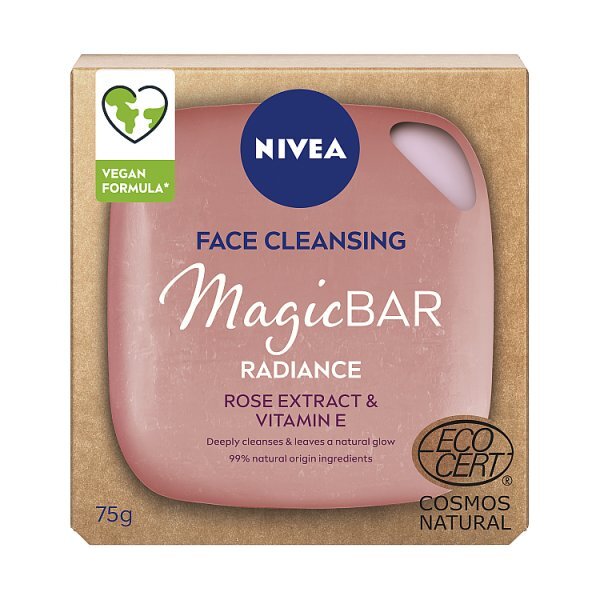 Nivea Magicbar Rose & Vitamin E Face Cleansing Bar 75G