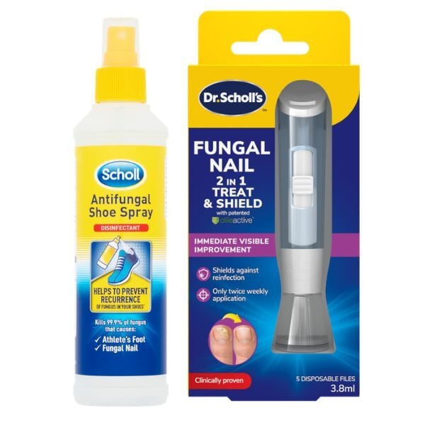 Dr. Scholl’s Bundle Fungal Nail Treatment System & Antifungal spray