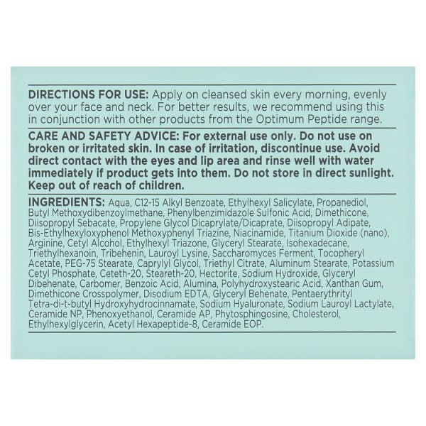 Optimum Peptide Day Cream Spf 50 50ml