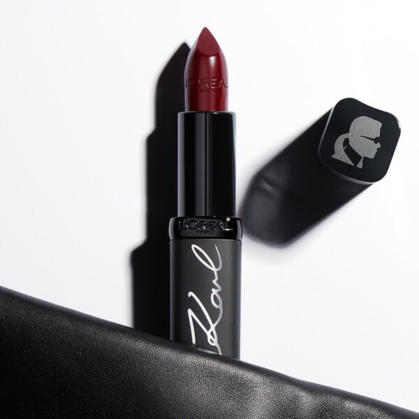 L'Oreal Paris X Karl Lagerfeld Lipstick 6 Kontrasted
